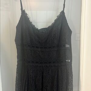 Elegant Black Lace Dress